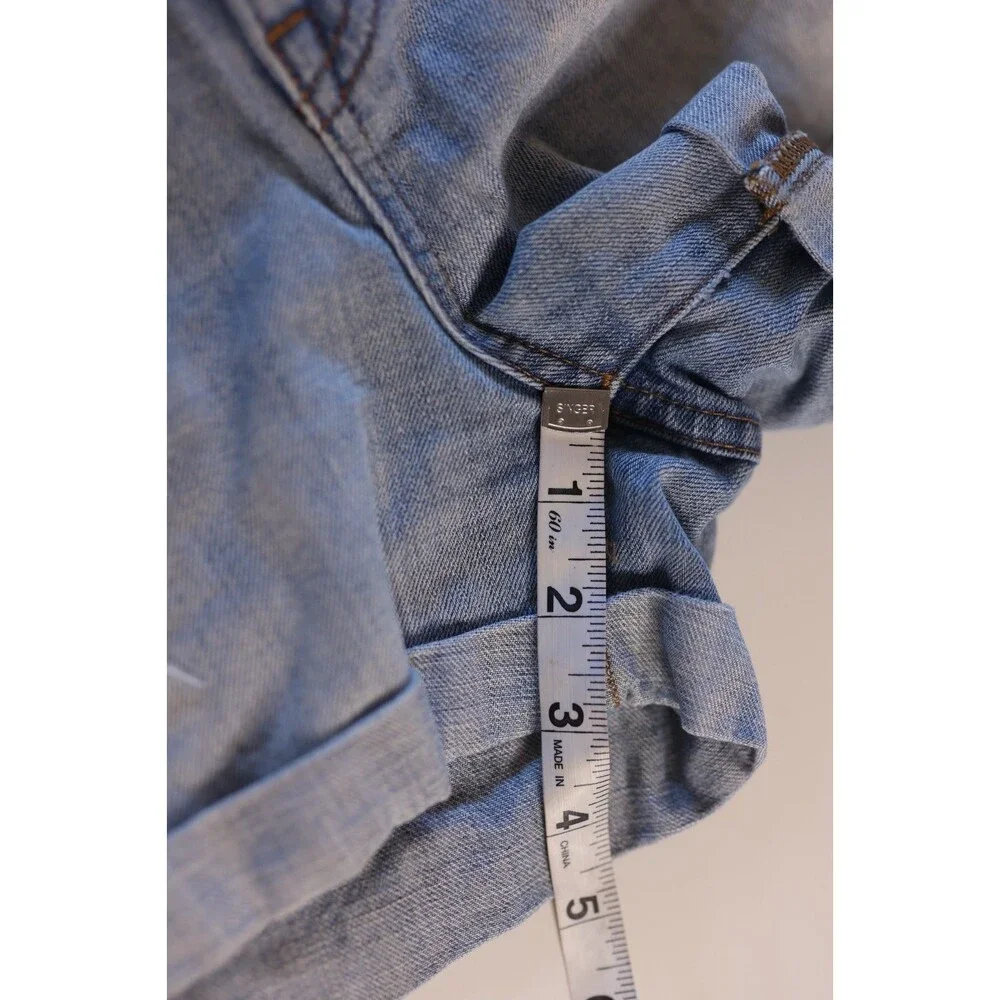 Madewell Distressed Cuffed Jean Shorts Women's Size 27 Boho Beachy